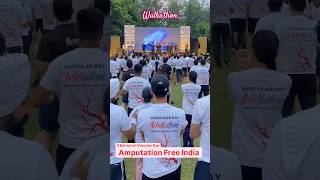 5Km run on Vascular Day  Amputation Free India shorts shortsviral trending marathon chandigarh [upl. by Attelrahc15]