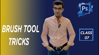 Brush Tool Tricks  Adobe Photoshop Full Course [upl. by Kcirdet]