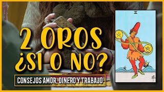 🔻 2 de Oros en el Tarot ¿Sí o No interactivo  dos de oros Rider Waite español [upl. by Llerihs]