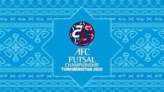 Official Draw  AFC Futsal Championship Turkmenistan 2020 [upl. by Elexa]