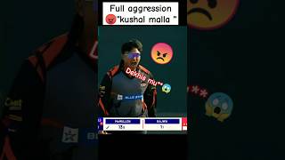 Kushal malla full aggression 😠 npl kushalmalla aggression goviral [upl. by Manaker]