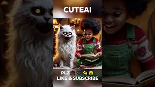 Part1The beautiful cats transformation into a zombie What happens to the cat and girl👧🏿🖤🐈🤮 [upl. by Ahsenet]