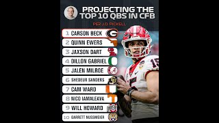 Top 10 College QBs for 2024 [upl. by Ocsicnarf931]