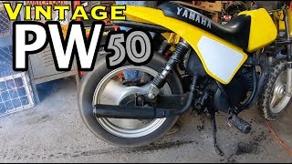 Yamaha PW50 carb clean test ride [upl. by Adnawal875]