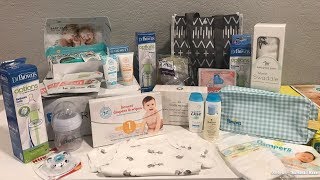 FREE Amazon Baby Welcome Box 2018 amp Target Baby Registry Gift Bag [upl. by Einhoj]