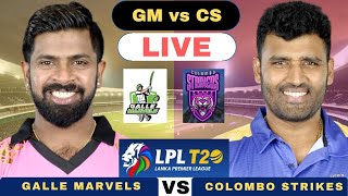 Lanka Premier League Live  Galle Marvels vs Colombo Strikers Live  GM vs CS Live Match LPL 2024 [upl. by Now8]