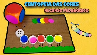 Centopeia das Cores  Recurso Pedagógico  Matemática Divertida [upl. by Ardnaeed]