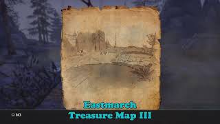 ESO Eastmarch Treasure Map III Location The Elder Scrolls Online Treasure Map 3 [upl. by Rehtaeh]