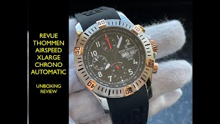 Revue Thommen Airspeed Xlarge Chronograph Automatic 160716854 Watch  Review Valjoux Relogios [upl. by Ailegave333]