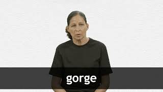 How to pronounce GORGE in French [upl. by Airemaj]