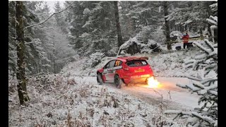 Grizedale Stages Rally 2023snow action [upl. by Craggy]