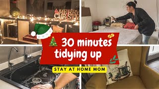 🎄 30 minutes tidying up  Τακτοποίηση σε 30 λεπτά  Stay at Home Mom 🎄 [upl. by Suirradal]