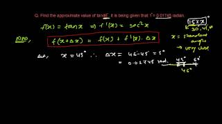 Approximate Value of Trigonometric Angles Tan46 [upl. by Nnaeirual]