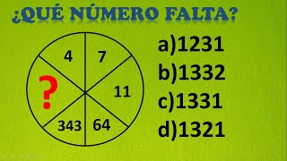 RAZONAMIENTO LÓGICO MATEMÁTICO  EJEMPLOS SENCILLOS ¿PUEDES RESOLVERLOS [upl. by Enywtna]