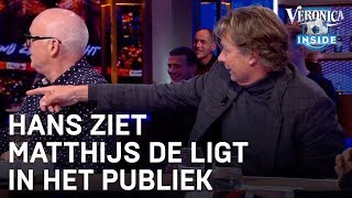 Hans ziet Matthijs de Ligt in het publiek  VERONICA INSIDE [upl. by Narhem36]