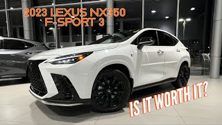 2023 LEXUS NX350 FSPORT 3 ULTRA WHITE with RED INTERIOR F3 WORTH IT [upl. by Roach]