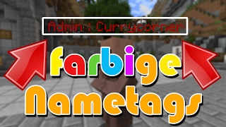 Farbige Nametags in Minecraft Vanilla Tutorial [upl. by Sacrod]