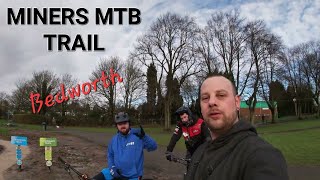 Miners mtb trail new mountain bike trail built in bedworth [upl. by Eiddal]