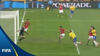 Portugal v Brazil  2010 FIFA World Cup  Match Highlights [upl. by Larina]