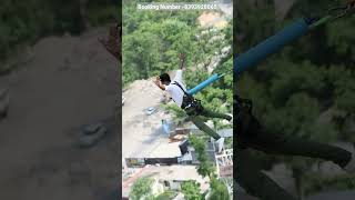 india highest Bungee jumping in Rishikesh [upl. by Fiedler131]