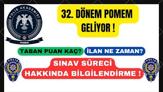 32 DÖNEM POMEM ALIMLARI GELİYOR   POLİS ALIMI 2024 [upl. by Ruth]