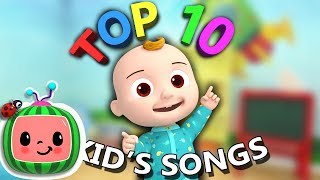 Top 10 Popular Kids Songs  More Nursery Rhymes amp Kids Songs  CoComelon [upl. by Featherstone]