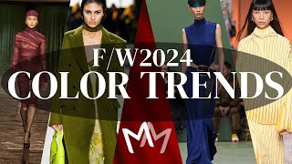 Fashion Color trends report for Fall 2024 and Winter 2025 [upl. by Ecnal55]