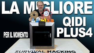 SHU51  Unboxing QIDI PLUS4  La migliore per il momento [upl. by Tanner]