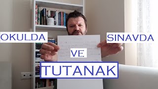 Okulda ve Sınavlarda TUTANAK [upl. by Ramraj113]