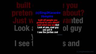 Olivia Rodrigo Vampire  Karaoke Version with sing along Lyrics [upl. by Eppesiug]