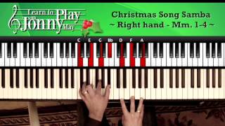 The Christmas Song  Samba Accompaniment Lesson Demo [upl. by Conlin]