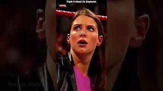 Triple H Attack On Stephanie McMahon reels shorts viral [upl. by Mont]