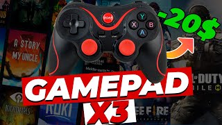 El MEJOR Mando ECONÓMICO para PC y Android  Como conectar el GAMEPAD X3 [upl. by Aimas354]