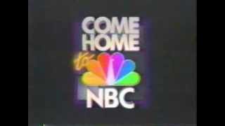 NBC 1986 Come Home To NBC 30 sec [upl. by Epilihp741]