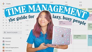 the definitive TIME MANAGEMENT GUIDE for busy but lazy people [upl. by Mcdowell]