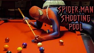 SpiderMan Shooting Pool [upl. by Atihana]