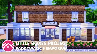 MAGNOLIA PROMENADE Paddywacks Emporium  Little Boxes Project  The Sims 4 Speed Build [upl. by Bronk335]