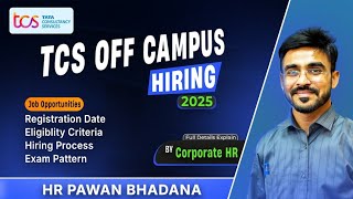 TCS off campus placement registration date and Process [upl. by Nilra]