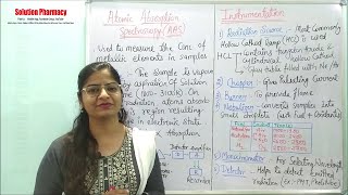 27 Atomic Absorption Spectroscopy  Principle amp Instrumentation of Atomic Absorption Spectroscopy [upl. by Dranyar]