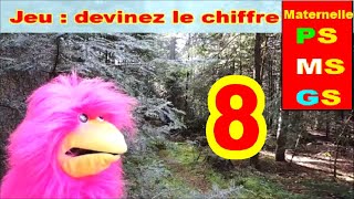 Jeu pour apprendre les chiffres en français  ps ms gs de Maternelle [upl. by Robinett895]