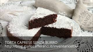 TORTA CAPRESE SENZA BURRO [upl. by Charity]