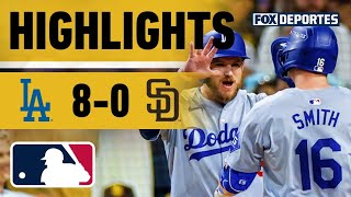 🤩⚾ DODGERS FUERZAN JUEGO 5  Los Angeles Dodgers 80 San Diego Padres  HIGHLIGHTS  MLB 2024 [upl. by Ardet]