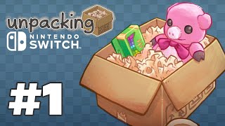 Lets Play UNPACKING on Nintendo Switch [upl. by Razid]