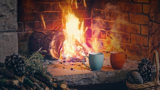 Beautiful Instrumental Christmas Music with Fireplace Yule Log quotChristmas Wishesquot By Tim Janis [upl. by Good942]