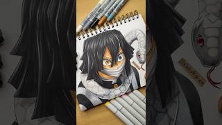 Draw the Serpent Hashira from Demon slayer shorts anime easydrawing [upl. by Higgs22]