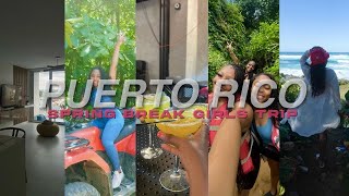 TRAVEL VLOG GIRLS TRIP TO PUERTO RICO  snorkeling ATVs fail cliff jumping  more [upl. by Orimisac]