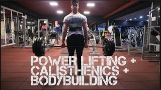 Allenamento POWERLIFTING  calisthenics [upl. by Gusella488]