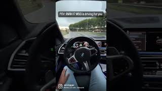 POV BMW X7 M50i 2022 Autopilot Activated amp Interior LED 📹 by carvlogger [upl. by Arerrac196]