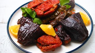 Acılı ve Ekşili Kuru Dolma🔥ANTEP USULÜ KURU DOLMA✔️ [upl. by Nail331]