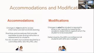 Accommodations and Modifications for Students with Disabilities [upl. by Boote]